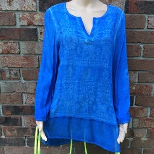 Long Sleeve Tunic Blouse